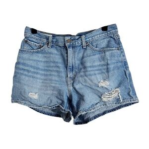Levi’s Premium Shorts 80s Mom High Waist Distressed